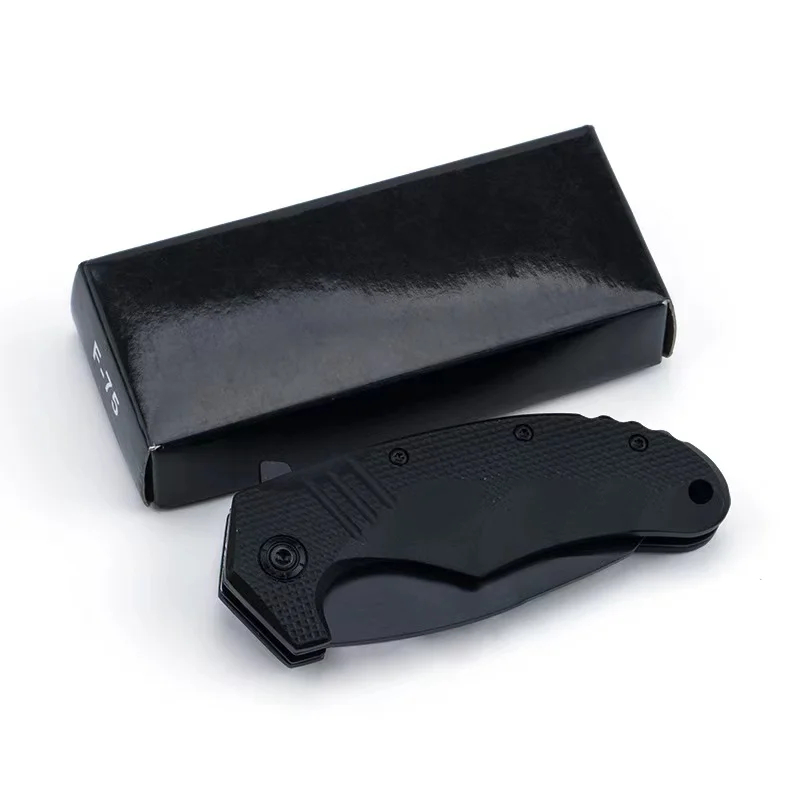 Wholesale Factory Black Foldable Stainless Steel Pocket Cheap Folding Knife Plastic Handle product view 2