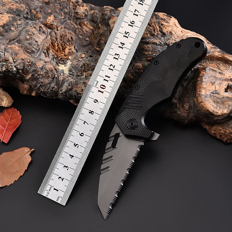 Wholesale Factory Black Foldable Stainless Steel Pocket Cheap Folding Knife Plastic Handle product view 4