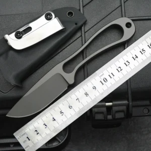 Outdoor Camping Thumb Knives Full Tang Neck Knife Small Fixed Blade Small Knife EDC Tool
