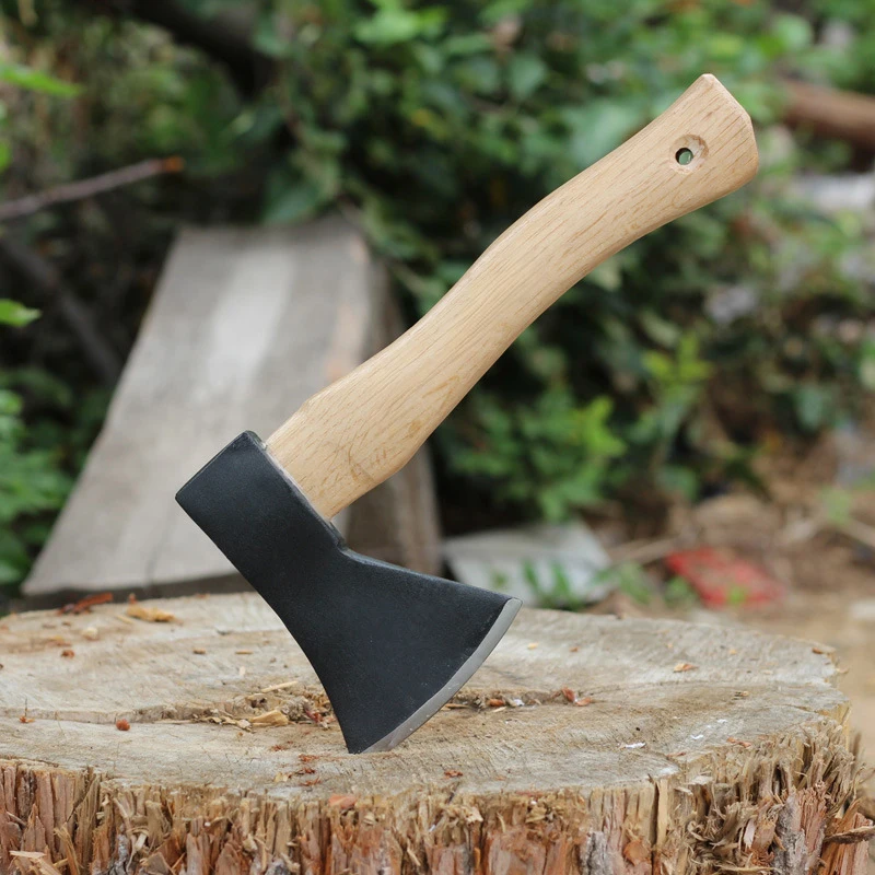 High Quality Heavy Duty Double Blade Axe Outdoor Steel Hatchet with Wood Handle Industrial Grade Hardware Tools - product view 4