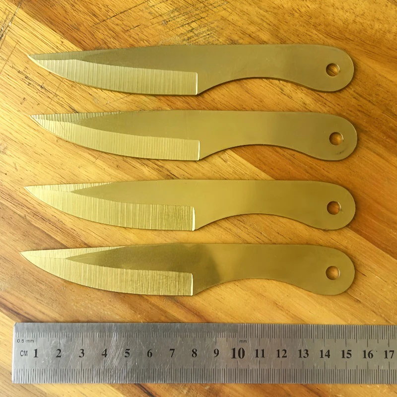 Stainless Steel Fixed Blade Knife Steel Handle Customizable for Outdoor Edge Camping Knife Full Tang DIY Blank Holes product view 2
