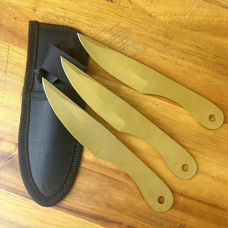 Stainless Steel Fixed Blade Knife Steel Handle Customizable for Outdoor Edge Camping Knife Full Tang DIY Blank Holes product view 3