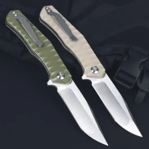 High Quality D2 Steel Outdoor Folding Knife Survival Knife Camping Folding Pocket Knife with G10 Handle - product view 3