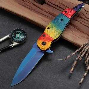 2026 New Design 3Cr13 Steel Outdoor Folding Knife Survival Knife Camping Folding Pocket Knife with Aluminum Alloy Handle - product view 3