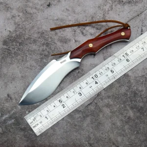 High Cost-Effective Camping Utility Knife With Wooden Handle Groothandel Fixed Lemmet Knife EDC Tools product view 2