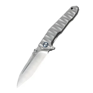 2026 New Design M390 Steel Outdoor Folding Knife Survival Knife Camping Folding Pocket Knife with Titanium Alloy Handle