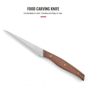 2026 High Quality Wood Handle Stainless Steel Carving Knife Handmade for Kitchen - product view 3