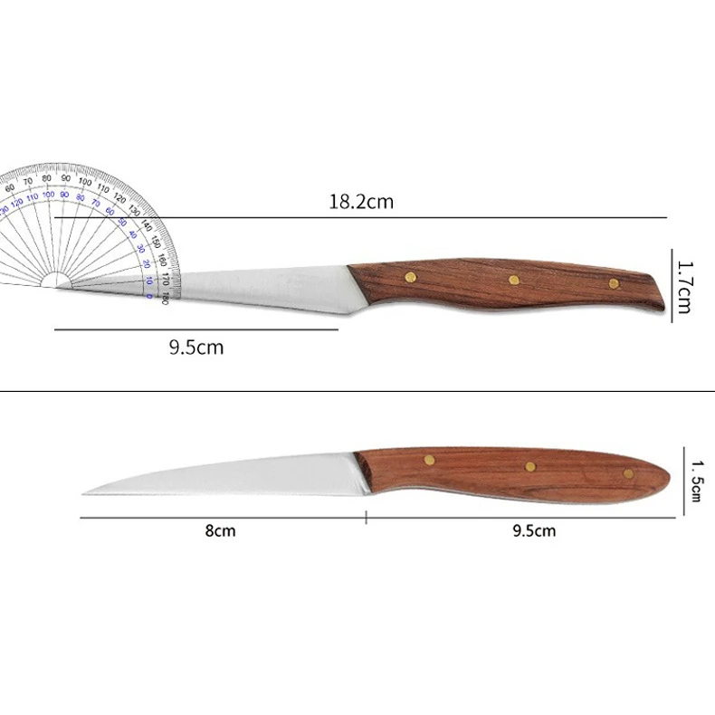 2026 High Quality Wood Handle Stainless Steel Carving Knife Handmade for Kitchen - product view 4