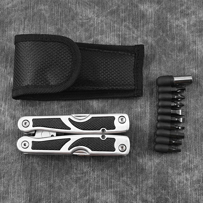 Multi Tool Pliers Stainless Steel Folding Tool with Knife, Saw, Screwdriver Bits Set Folding Survival Hand Tool - product view 4