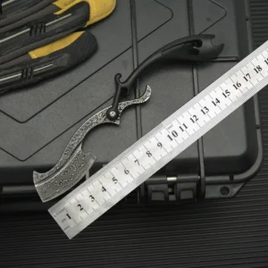 Factory Price Outdoor Pocket Knife Damascus Blade Knife G10 Handle Folding Knives Damascus Razor for Men's Hair product view 2