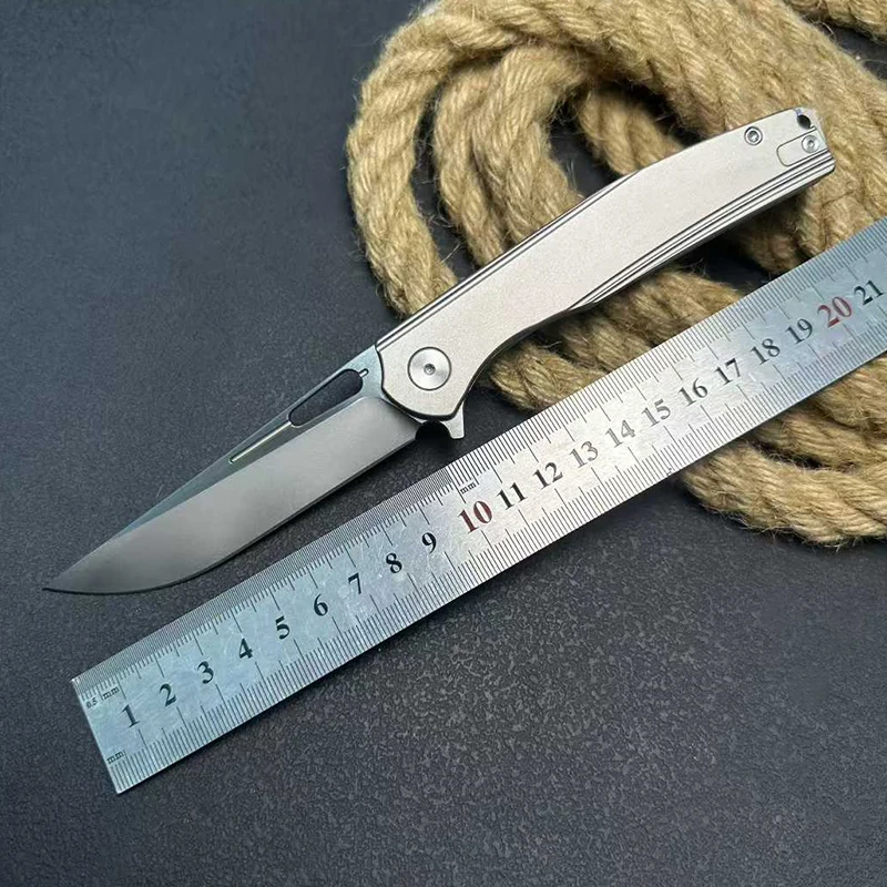 New Design Folding Pocket Knife with S35VN Powder-Forged Steel Blade Outdoor EDC Survival Knife for Camping Hunting - product view 2