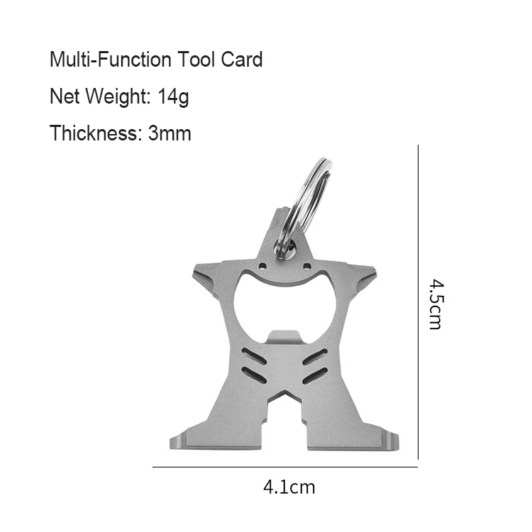 9 in 1 Outdoor Bicycle Multifunctional Tools Stainless Steel Bike Portable Mini Repair Tool Cards - product view 4