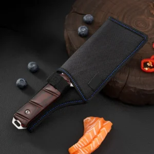 Приветgh Quality Customizable Carbon Steel Fixed Клинок Hunting Knife With Pakka Wood Aluminum Option Handle For Outdoor Camping - product view 4