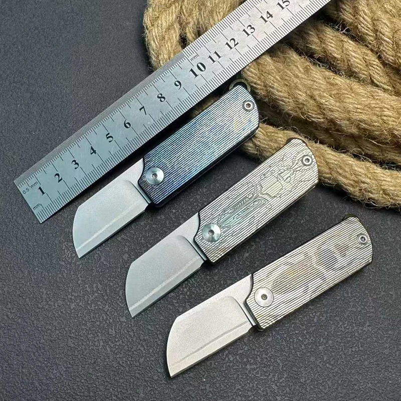 Mini Keychain EDC Titanium Folding Knife With 3VRE Powder Steel Blade OEM Custom Pocket Knife - product view 2