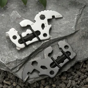 Compacted Keychain Multitools Tool EDC Tool With Bottle Opener Screwdriver Ruler Nail Pusher Carabiner Wrench Perfect Gift product view 2