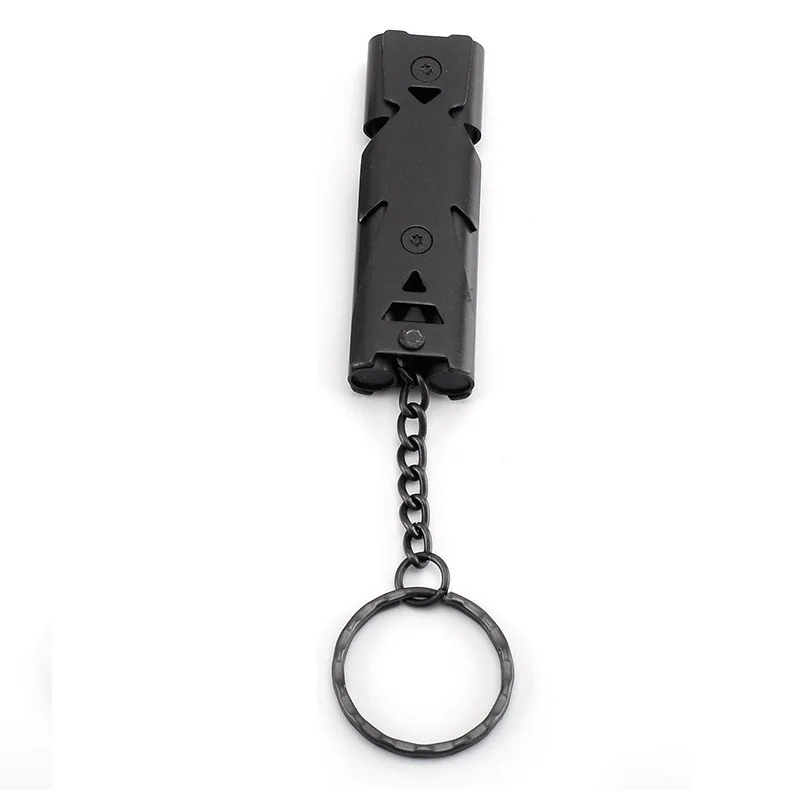 Stainless Steel Waterproof All Seasons Outdoor Emergency Survival Portable Signal Rescue Whistle Essential Tool Camping Hiking - product view 3