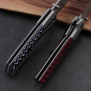 Customized Stainless Steel EDC Folding Pocket Knife Outdoor Camping Portable Practice Knives product view 3