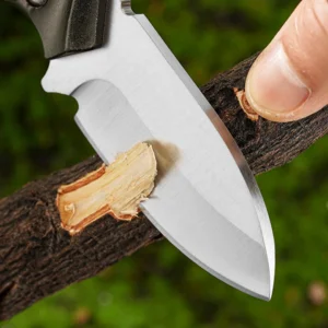 Aluminum Handle Straight Knife Camping Knife Small Size Light Weight Backpacking Fixed Blade Outdoor Knife product view 4