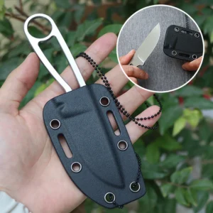 5CR13 Straight Knife Camping Knife Small Size Light Weight Backpacking Fixed Blade Outdoor Knife Kydex Sheath product view 4