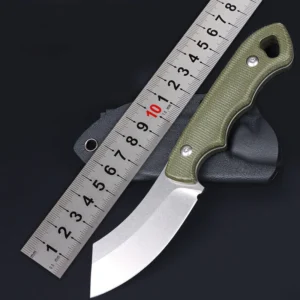 2026 New Arrived Wholesale Micarta Handle Fixed Blade Knife Outdoor Survival Tools 14C28N Steel Knife with K Sheath - product view 2