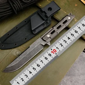 2026 High Hardness Knife Bushcraft Knife Outdoor EDC Tools Fixed Blade Knife with K Sheath