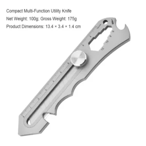 2026 Multi-Function Foldable Utility Knife With Retractable Blade Screwdriver Bit Steel Blade Convenient Folding Design - product view 4