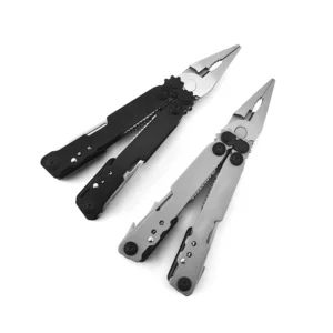 Portable Carbon Steel Multi-Tool Pliers Screwdriver Wire Cutters and Spring Action Scissors for Outdoor Camping product view 4