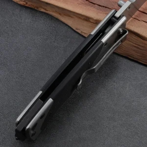 Folding Pocket Knife 8Cr14Mov Steel Blade Outdoor Folding Knife EDC Black G10 Foldable Hunting Survival Knife for Men - product view 4