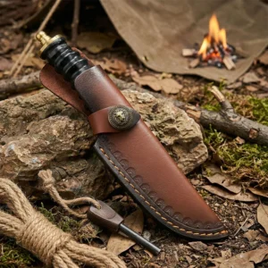 2026 New Custom Damascus Steel Utility Knife Fixed Blade Knife VG10 Steel Straight Knife for Outdoor Camping - product view 3