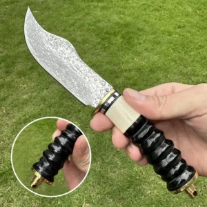 2026 New Custom Damascus Steel Utility Knife Fixed Blade Knife VG10 Steel Straight Knife for Outdoor Camping - product view 4