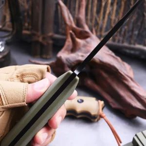 Hot Selling High-quality G10 Handle Outdoor EDC Fixed Blade Pocket Knife with Kydex Sheath product view 2