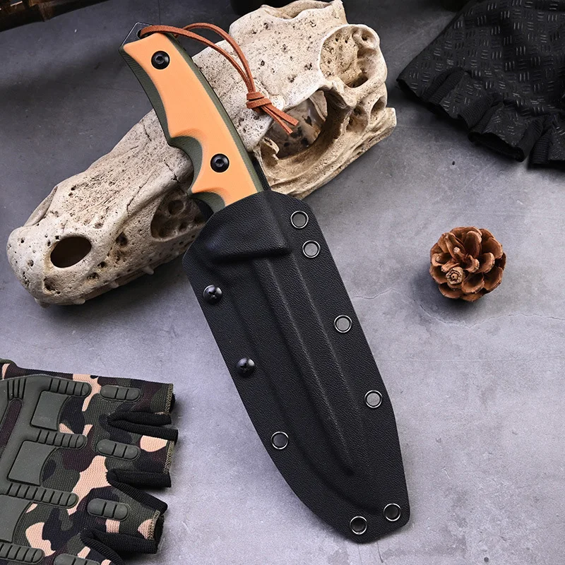 2026 Customizable Camping Knife Stainless Steel Hoja Plastic Handle DIY Grade for Outdoor product view 3