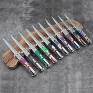 Best Selling Wholesale Custom 3D Printed 3cr13 Stainless Steel Portable Folding Knife Camping Outdoor Knife product view 2