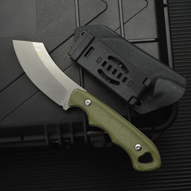 2026 Hot Selling 14c28n Steel G10 Handle Fixed Blade Hunting Outdoor Knife with K Sheath OEM Support Customization - product view 4