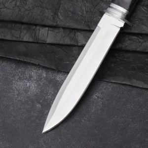 Wooden Handle Knives Custom Stainless Steel Fixed Blade Survival Knives Camping Outdoor EDC Tools with Leather case - product view 4