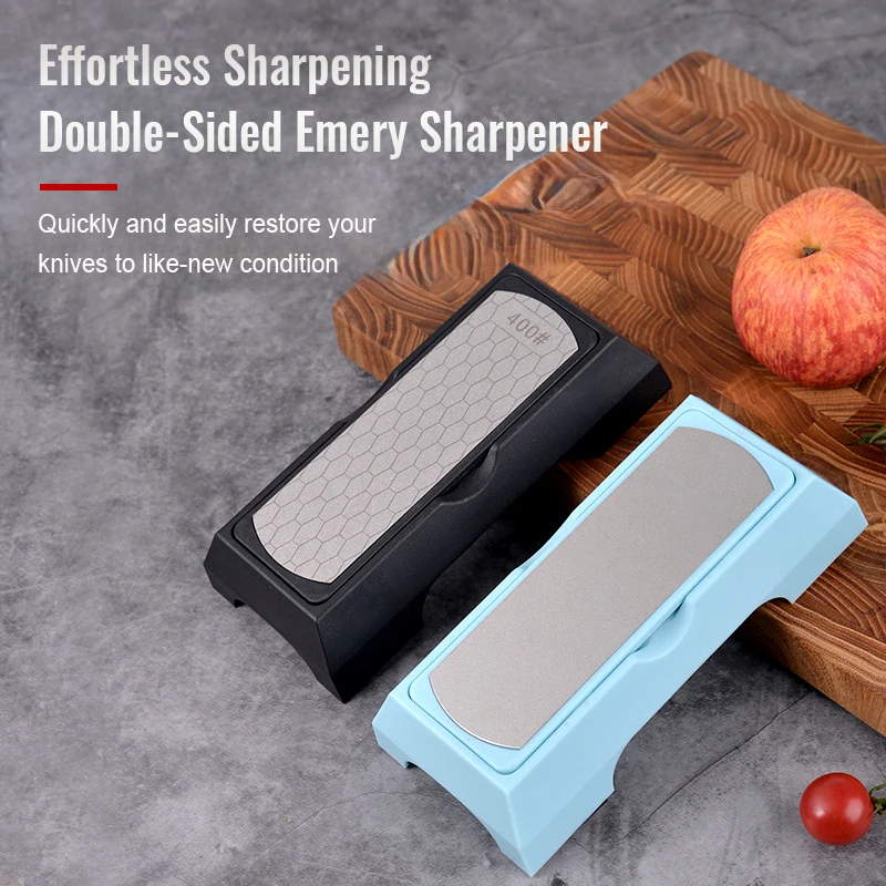 High Quality Multi-Function Sharpener for Home Kitchen Sharpening Stone Double Sided #400 - product view 2