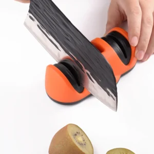 Suction Cup 2-in-1 Knife Sharpener with Dual-head Sharpening System Quick Sharpening - product view 3