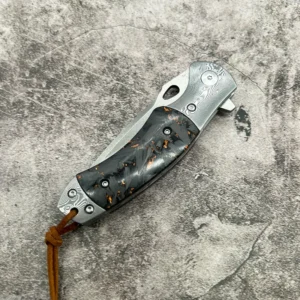 Hot Selling Outdoor Utility Folding Knife Damascus Knife Emergency Hand Small for Engraving Knife Pocket with Gift Box - product view 4