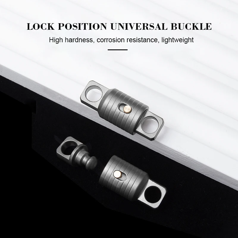 Multi-Functional Keychain Survival Folding Utility Hand Tool Titanium Locking Universal Snap Rotation for Quick Release - product view 2