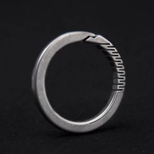 Multi-Functional EDC Tool Key Chain Clip for Hanging Items Hook with Titanium Alloy Lightweight and Easy to Carry - product view 2