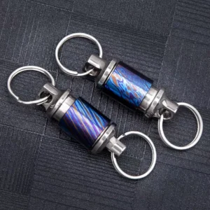 Multi-Functional Keychain with Lightweight Mini Blue Style Have a Good Look Easy to Use 360-degree Rotation Smooth - product view 2