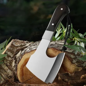 Outdoor Axe with Wooden Handle sharp Lama Easy to Hold with Nylon Cover Camping Axe Rescue product view 2
