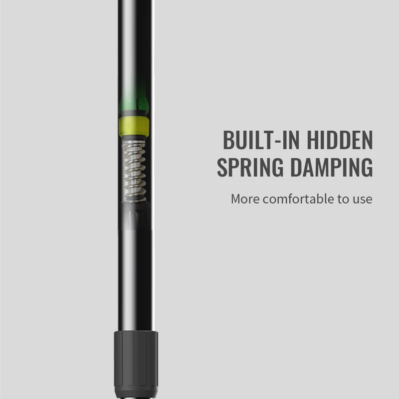 Freely Adjustable Height Multifunctional Luminoustrekking Pole for Outdoor Mountaineering Trekking Walking Sticks Equipment product view 4