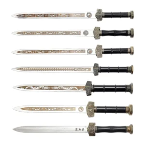 2026 New Arrival Stainless Steel Lame Wholesale Chinese Vintage Short Sword Decorative Letter Opener Desk Ornament