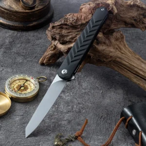 New Design Pocket Knife D2 Steel Blade Knife Camping Folding Blade Knife with Nylon Fiberglass Handle for Outdoor Use - product view 2