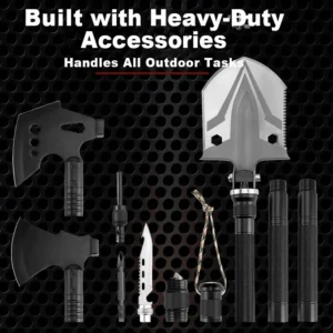 2026 Multi-Functional Shovel Non-Slip Durable Head Folding Camping Axe Edge Fire Garden Outdoor Tools product view 3