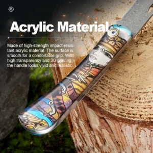 2026 New Arrival Outdoor Folding Pocket Knife Damascus Knife EDC Knife for Hunt Camp Fishing Knife Multi-Purpose Knife - product view 4