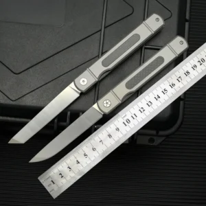 2026 D2 Steel Hoja Outdoor Folding Pocket Knife Portable Foldable Knife Utility Knife Art Cutter - product view 2