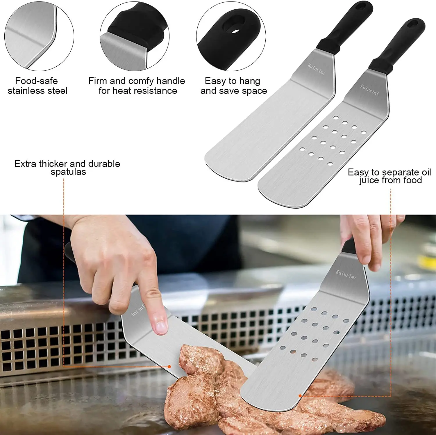 BBQ Griddle Accessories Tool Kit - DGN-74 - product view 2