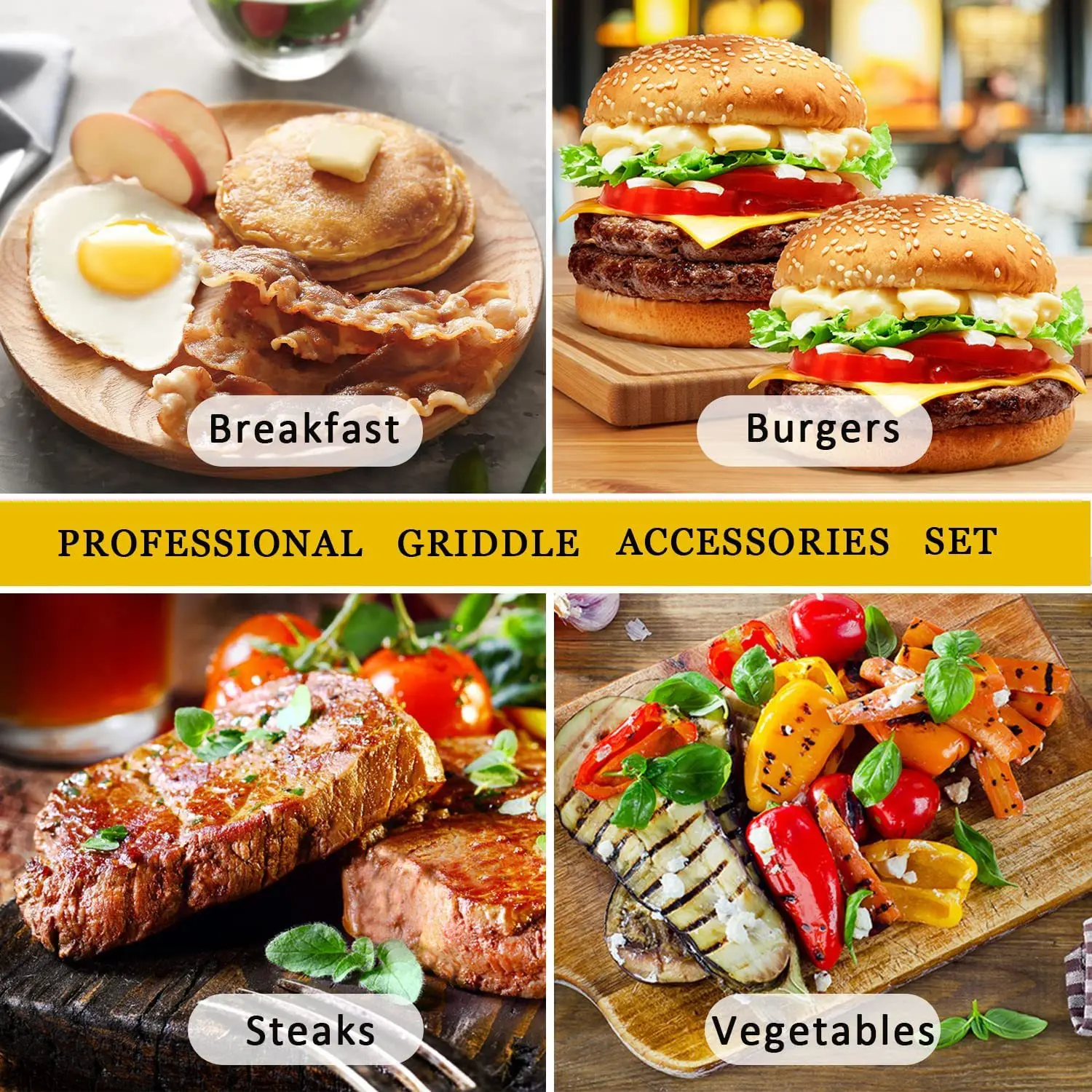 BBQ Griddle Accessories Tool Kit - DGN-74 - product view 4